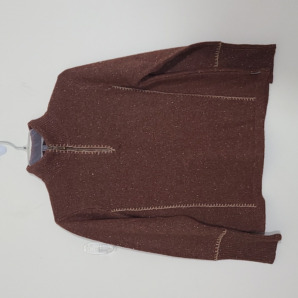 Woolrich Cinnamon Heather Brown Women's Sweater Size S